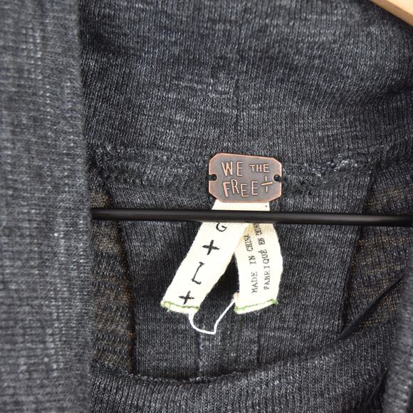 Free People Split Back Cowl Neck Top, large, NWT - Picture 5 of 10